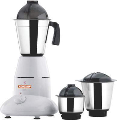 

Kanchan Taffy 500 W Mixer Grinder(White, 3 Jars)