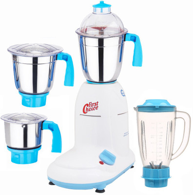 

First Choice ABS Body MG16-WFJ27 600 W Juicer Mixer Grinder(Multicolor, 4 Jars)