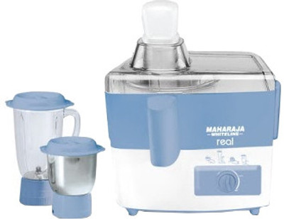 

Maharaja Whiteline Real 550 W Juicer Mixer Grinder(2 Jars)