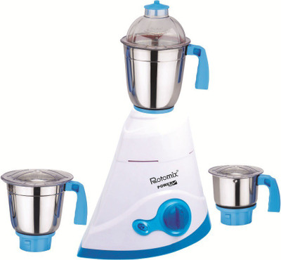 Rotomix RTM-MG16 128 1000 W Mixer Grinder(White, 3 Jars)