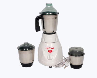

Nova N120 Small 350 W Mixer Grinder(White, 3 Jars)