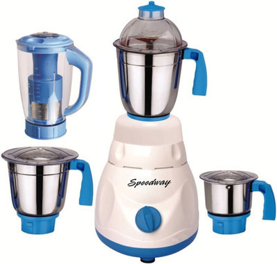 

speedway SW-MG16 83 750 W Mixer Grinder(White, 4 Jars)