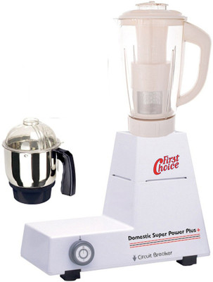 

Firstchoice Latest Jar attachments of chutney & juicer jarType-155 750 W Juicer Mixer Grinder(Multicolor, 2 Jars)
