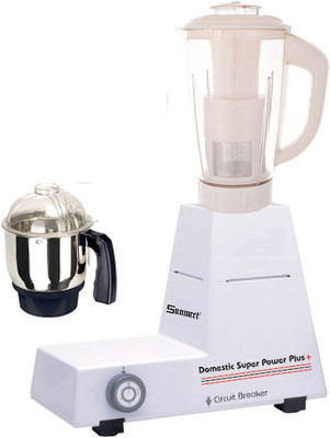

Sunmeet Latest Jar attachments of chutney & juicer jarType-364 600 W Juicer Mixer Grinder(Multicolor, 2 Jars)