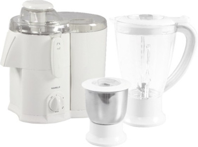 27 OFF on Havells Endura 500 W Juicer Mixer Grinder White 2 Jars