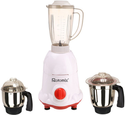 

Rotomix ABS Body MGJ-WFJ16-6 600 W Mixer Grinder(Multicolor, 3 Jars)