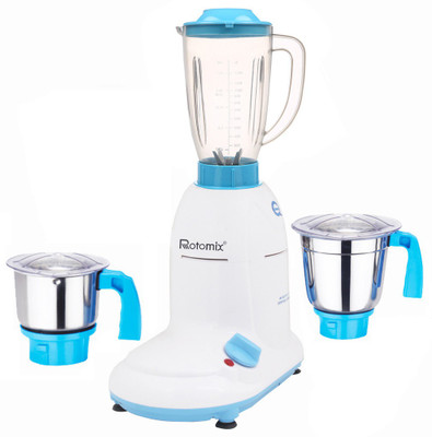 

Rotomix ABS Body MGJ-WFJ16-27 600 W Mixer Grinder(Multicolor, 3 Jars)
