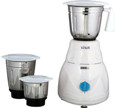 39 OFF on USHA MG2853 500 W Mixer Grinder 3 Jars White on
