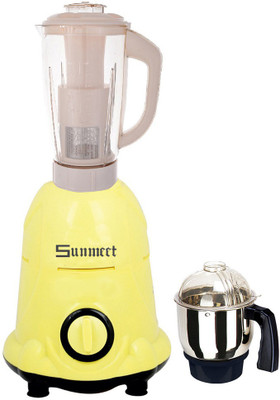 

Sunmeet Latest Jar attachments of chutney & juicer jarType-367 750 W Juicer Mixer Grinder(Multicolor, 2 Jars)