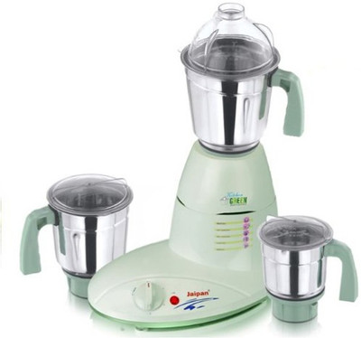 

Jaipan Kitchen Green 750 W Juicer Mixer Grinder(White, 3 Jars)