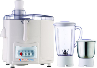 

Bajaj Platini PX 68J 450 W Juicer Mixer Grinder(White, 2 Jars)