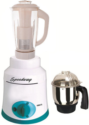 

speedway Latest Jar attachments of chutney & juicer jarType-259 1000 W Juicer Mixer Grinder(Multicolor, 2 Jars)