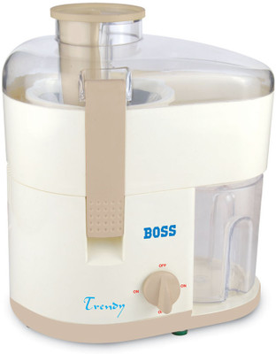 

Boss Trendy Juice Extractor 350 W Juicer(White, 1 Jar)