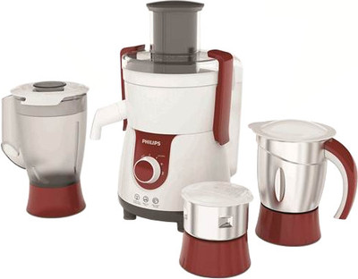 PHILIPS by philips HL 7715 HL7715/00 700 W Juicer Mixer Grinder (3 Jars, Red)