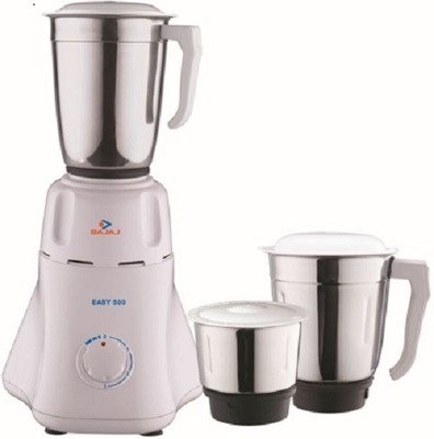 

Bajaj Easy 500 W Mixer Grinder(White, 3 Jars)