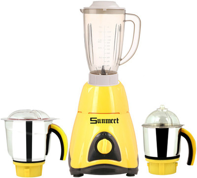 

Sunmeet ABS Body MGJ-WFJ16-90 750 W Mixer Grinder(Multicolor, 3 Jars)