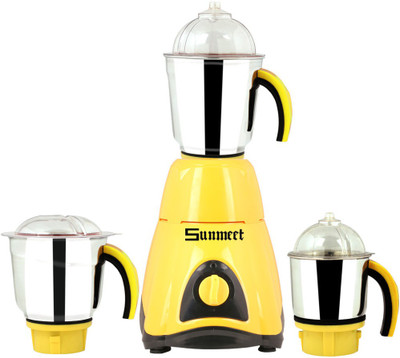 

Sunmeet SM 750 Qualis 750 W Mixer Grinder(White, 3 Jars)