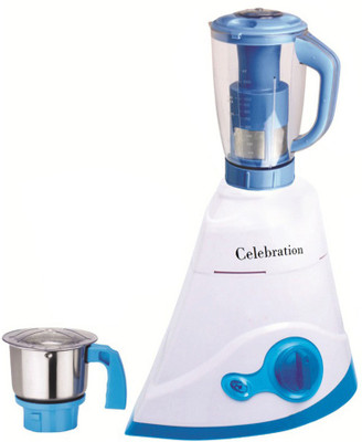 

Celebration Latest Jar attachments of chutney & juicer jarType-24 1000 W Juicer Mixer Grinder(Multicolor, 2 Jars)