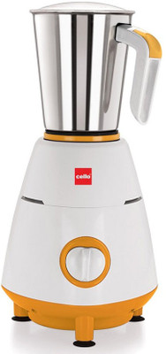 

Cello Kitchnette 500 W Mixer Grinder(White, Yellow, 3 Jars)