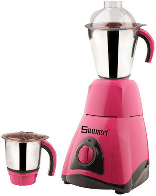 

Sunmeet MG16-407 600 W Mixer Grinder(Pink, 2 Jars)