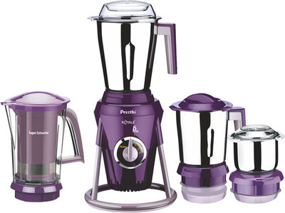 

Preethi Royale - MG 200 600 W Juicer Mixer Grinder(4 Jars)