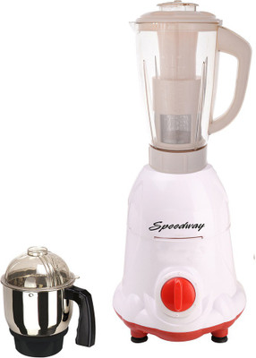 

speedway Latest Jar attachments of chutney & juicer jarType-249 1000 W Juicer Mixer Grinder(Multicolor, 2 Jars)
