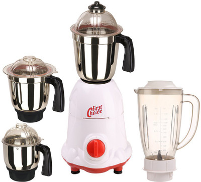 

Firstchoice ABS Body MG16-WFJ57 750 W Juicer Mixer Grinder(Multicolor, 4 Jars)