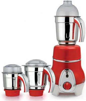 

Super Max Red Chilli 750 W Mixer Grinder(Red, 3 Jars)