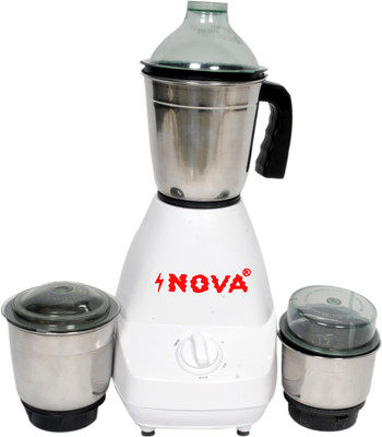 

Nova N122 SMALL 350 W Mixer Grinder(White, 3 Jars)