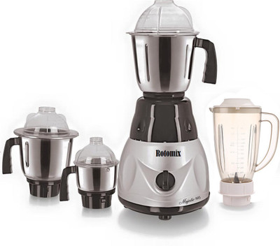 

Rotomix ABS Body MG16-WFJ34 600 W Juicer Mixer Grinder(Multicolor, 4 Jars)
