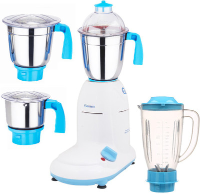 Sunmeet ABS Body MG16-WFJ120 1000 W Juicer Mixer Grinder(Multicolor, 4 Jars)