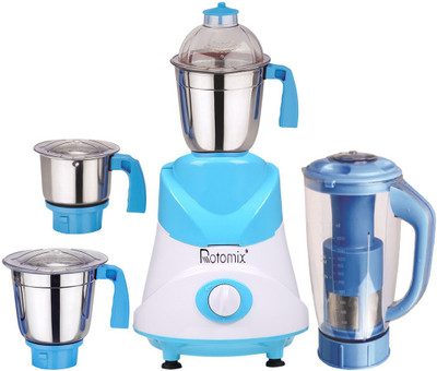 

Rotomix ABS Body MG16-BY919 750 W Mixer Grinder(Yellow, 4 Jars)