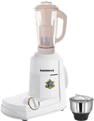 

Sunmeet Latest Jar attachments of chutney & juicer jarType-329 1000 W Juicer Mixer Grinder(Multicolor, 2 Jars)
