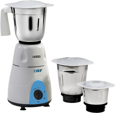

Usha MG 3053 COLT 500 W Mixer Grinder(White, 3 Jars)