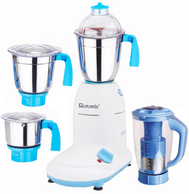 

Rotomix RTM-MG16 121 1000 W Mixer Grinder(White, 4 Jars)