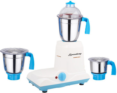 

speedway SW 600 Baba 600 W Mixer Grinder(White, 3 Jars)