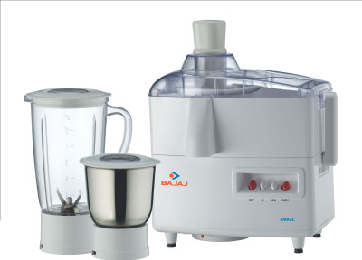 

Bajaj Amaze Juicer Mixer Grinder 450 W Juicer Mixer Grinder(2 Jars)