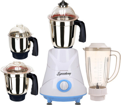 

speedway ABS Body MG16-WFJ69 750 W Juicer Mixer Grinder(Multicolor, 4 Jars)