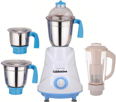 

Celebration C MG16 71 750 W Mixer Grinder(Blue, 4 Jars)