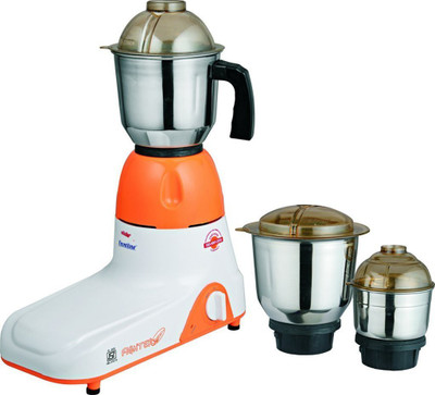 

Vizla Frontline Fighter 500 W Mixer Grinder(Orange, White, 3 Jars)