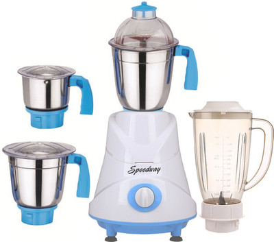 

speedway ABS Body MG16-WFJ118 1000 W Juicer Mixer Grinder(Multicolor, 4 Jars)