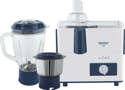 Maharaja Whiteline CLEO (JX-115) 450 W Juicer Mixer Grinder(White, Blue, 2 Jars) available at flipkart for Rs.1999