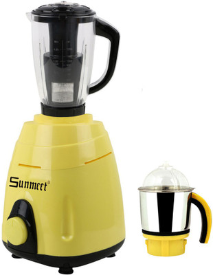 

Sunmeet Latest Jar attachments of chutney & juicer jarType-237 600 W Juicer Mixer Grinder(Multicolor, 2 Jars)