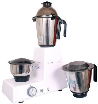 

Sunmeet Domestic Dxe 550W (specially for Canada/Americs) 550 W Juicer Mixer Grinder(White, 3 Jars)