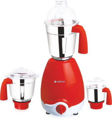 

Frito 1505 550 W Mixer Grinder(White & Red, 3 Jars)