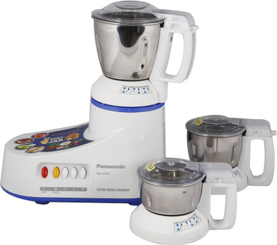 

Panasonic MX-AC310 550 W Mixer Grinder(White, 3 Jars)