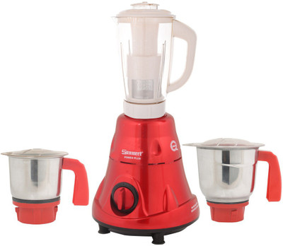 

Sunmeet Latest Jar attachments of chutney medium & juicer jarType-753 600 W Juicer Mixer Grinder(Multicolor, 3 Jars)