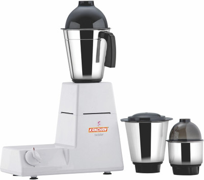 Kanchan Twister 500 W Mixer Grinder(White, 3 Jars)