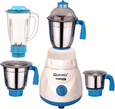

Rotomix ABS Body MG16-WFJ84 750 W Juicer Mixer Grinder(Multicolor, 4 Jars)