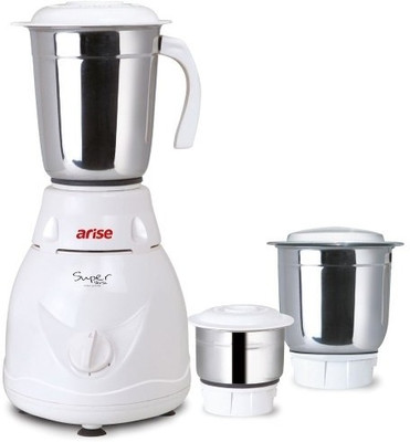 

Arise Super Versa 550 Watt 550 W Mixer Grinder(White, 3 Jars)